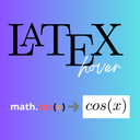 Python/R Math LaTeX Hover